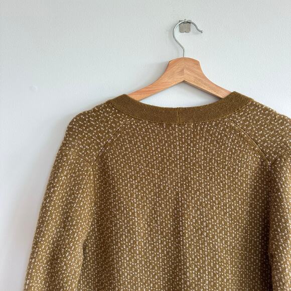 Madewell Bird's Eye Maysfield Cardigan Sweater in Coziest Yarn XXS - Picture 7 of 8